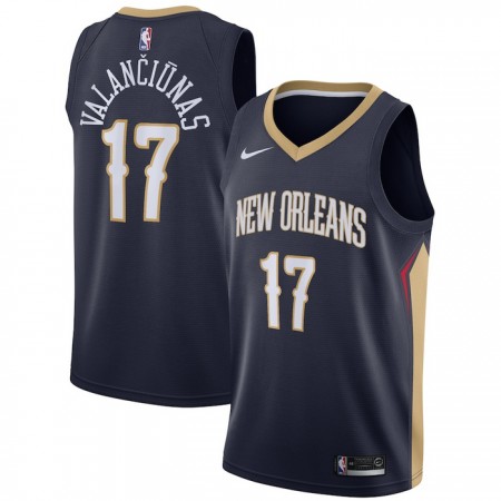 Camiseta Hombre New Orleans Pelicans jonas valanciunas 17 2022-23 Nike Icon Edition Navy Swingman